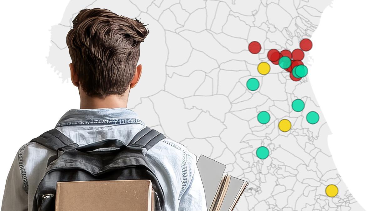 Mapa interactivo: ¿En qué municipios habrá clase mañana y dónde cerrarán los colegios?