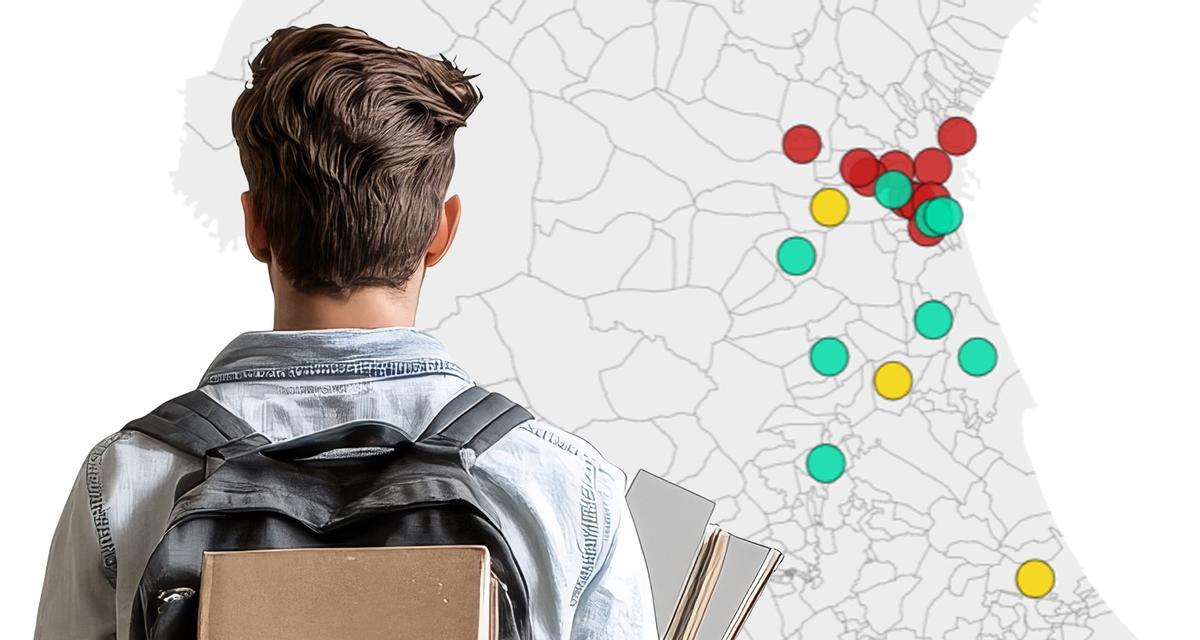 Mapa interactivo: ¿En qué municipios habrá clase mañana y dónde cerrarán los colegios?