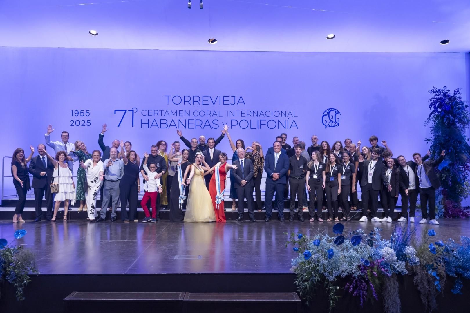 Así fue la clausura del Certamen de Habaneras en Torrevieja