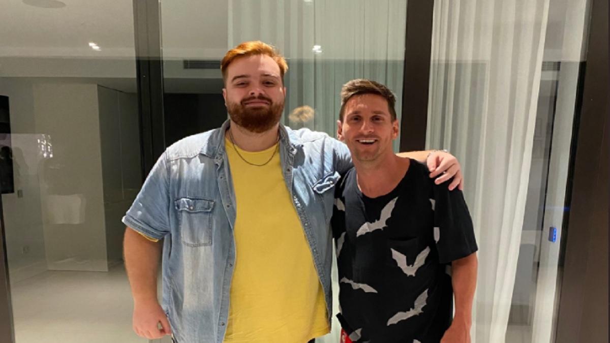 Messi e Ibai Llanos por fin se dan la mano