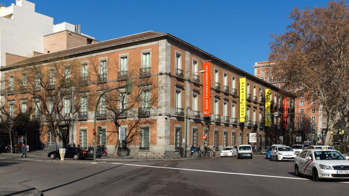 El Museo Nacional Thyssen-Bornemisza, en Madrid, en una imagen de archivo.