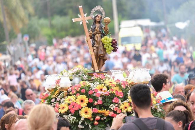 Así ha sido la Bajada de la Santa de Novelda