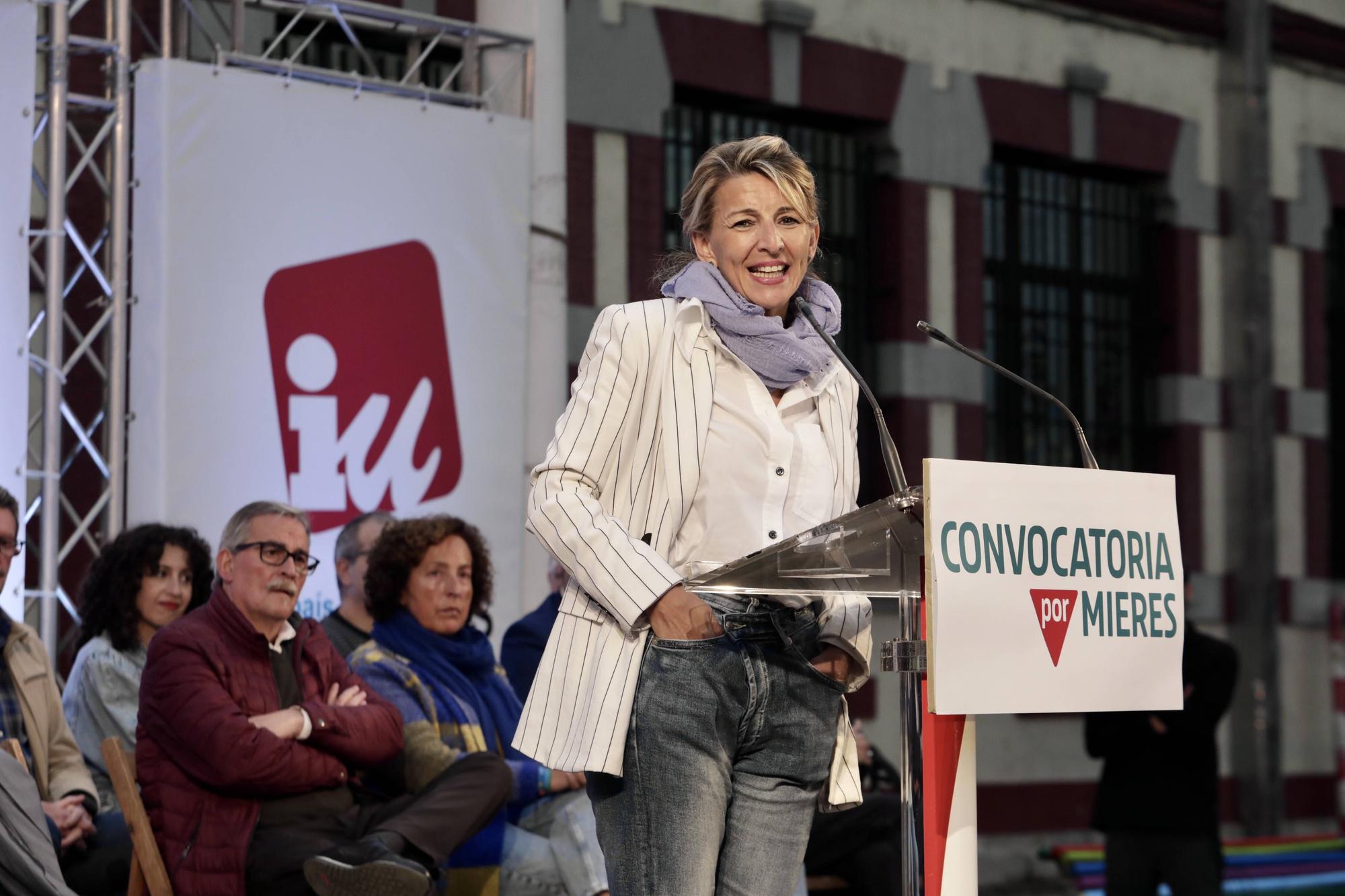 En imágenes: Así fue la visita de Yolanda Díaz a Asturias