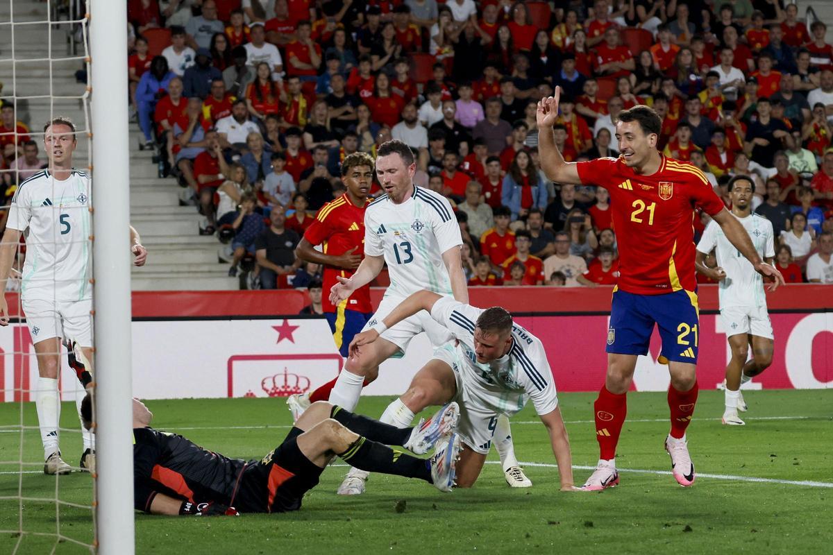 España - Irlanda del Norte, el amistoso preparatorio para la Eurocopa de Alemania 2024, en imágenes.