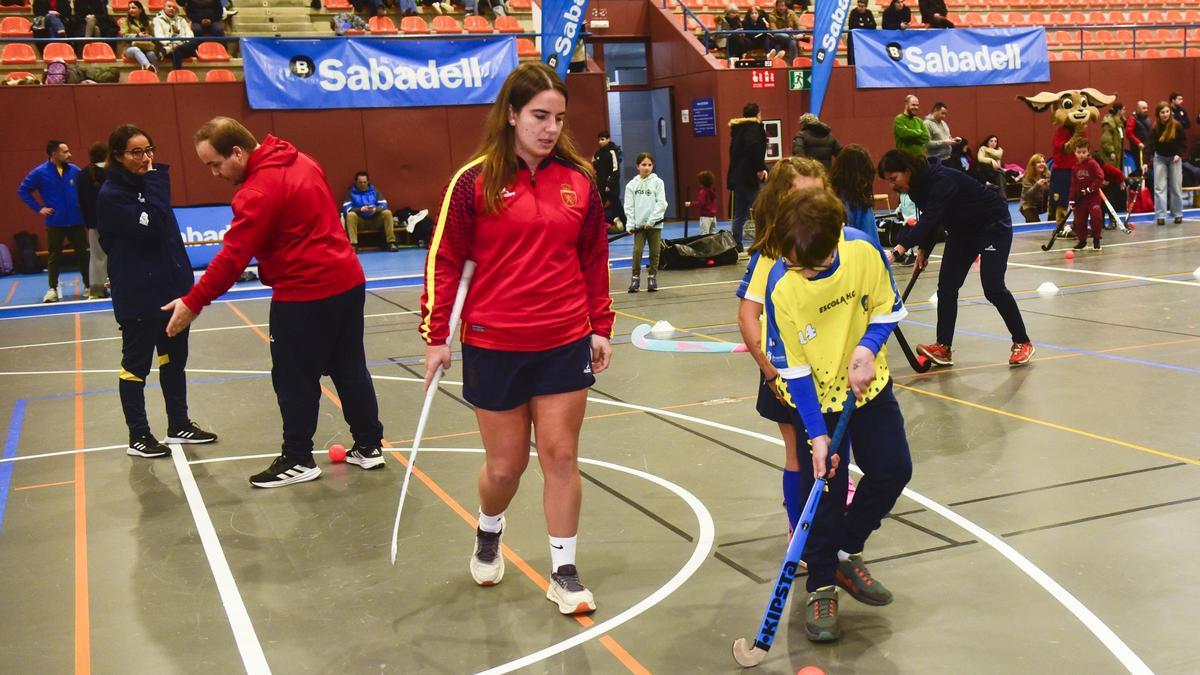 Clínic de la selección española de hockey sala en A Coruña