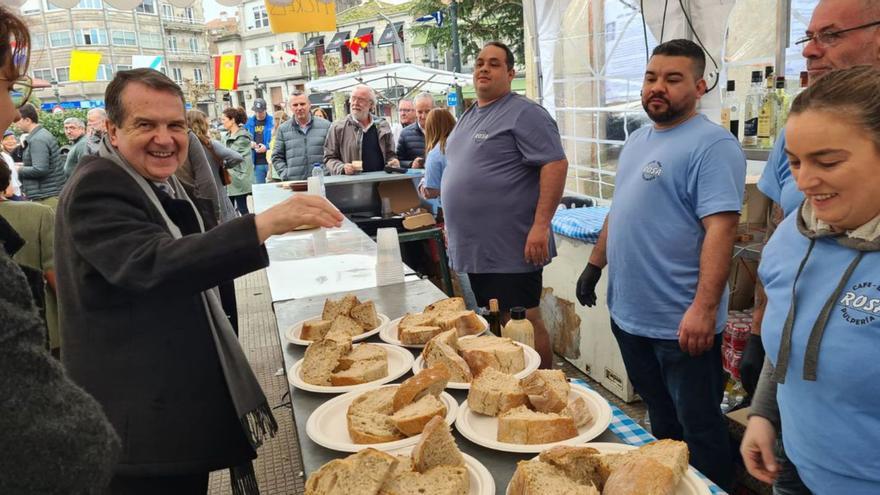 Bouzas “se puso las botas”... por la cuarta edición de la Festa dos Callos