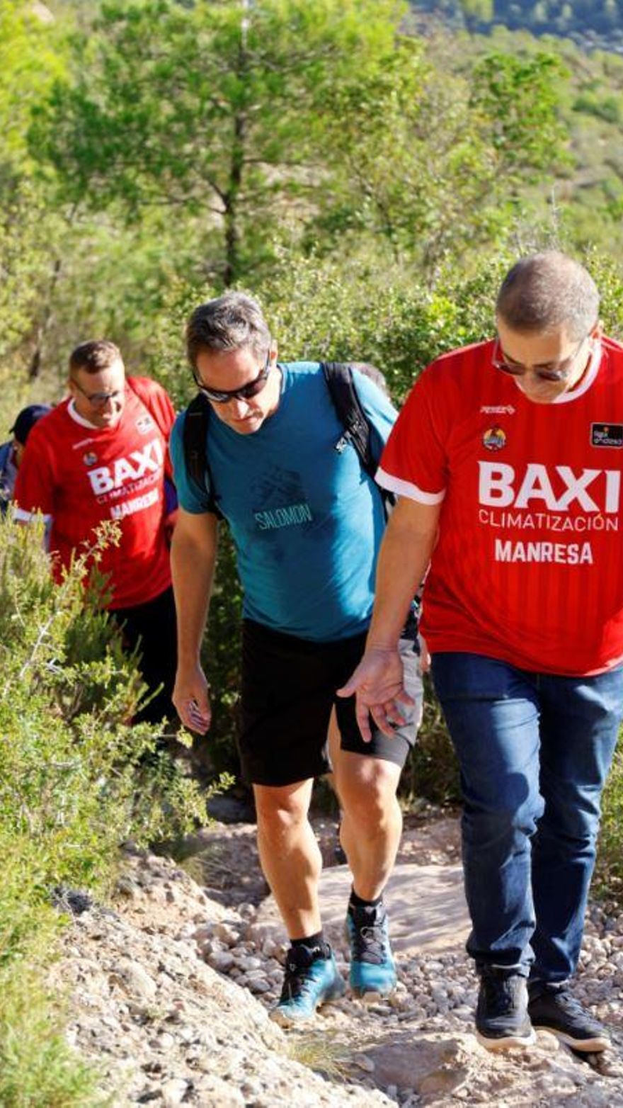 El Baxi de Diego Ocampo beneix el curs amb una pujada a peu a Montserrat