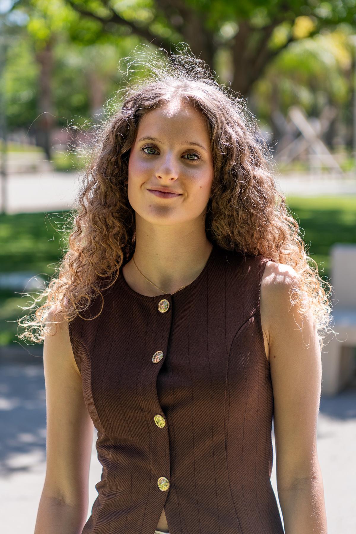Noa Rojas, estudiante del grado de Ciencia y Tecnología de los Alimentos.
