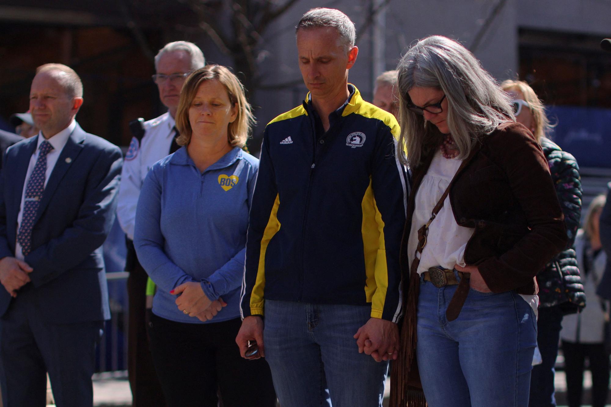 Homenaje a las víctimas del Maratón de Boston