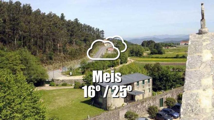 El tiempo en Meis: previsión meteorológica para hoy, martes 26 de mayo
