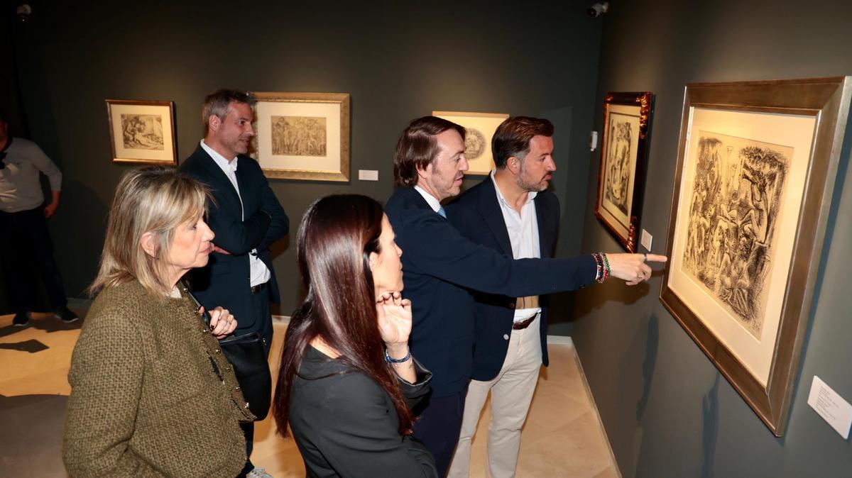 Inauguración de la exposición 'La huella de Dionisos' en el MAHE