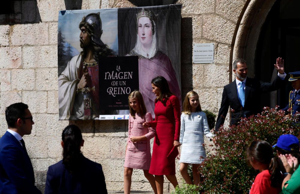 Visita de la Casa Real a Covadonga