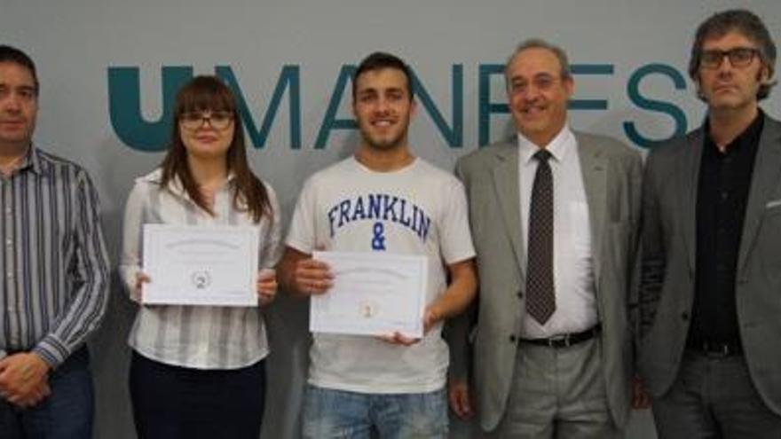 Tres alumnes de la UManresa-FUB premiats en el Concurs de Borsa Renta 4