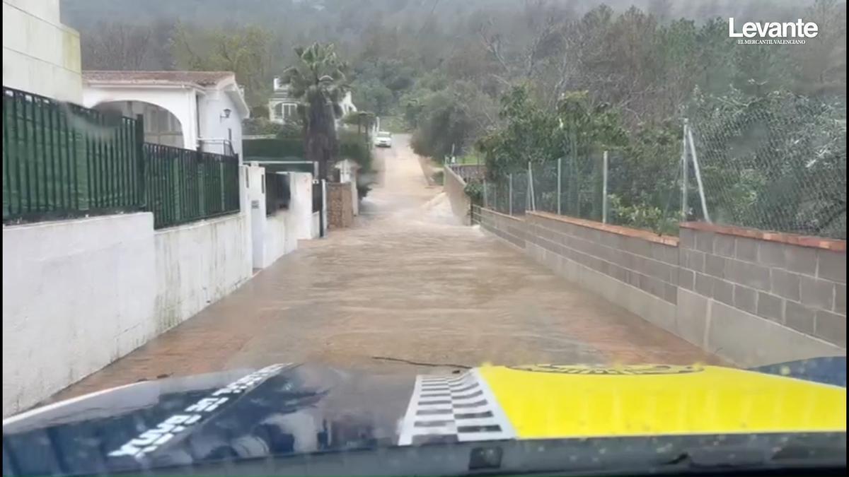 La borrasca Regina pone en alerta a Barx