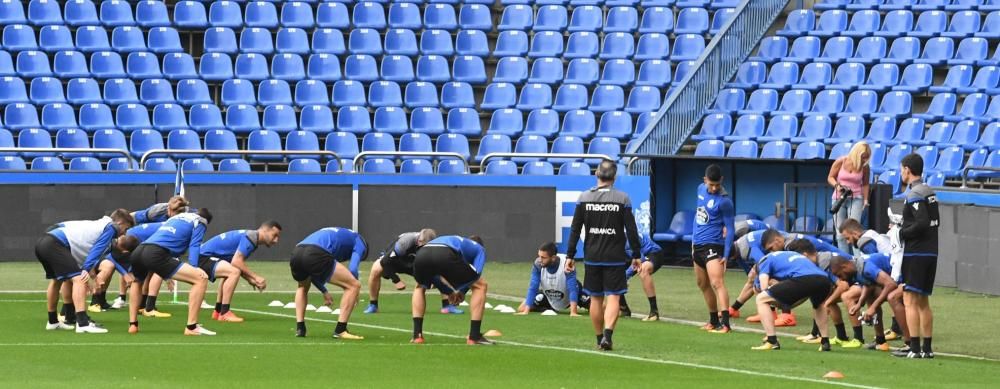 El Dépor entrena en Riazor para recibir al Getafe