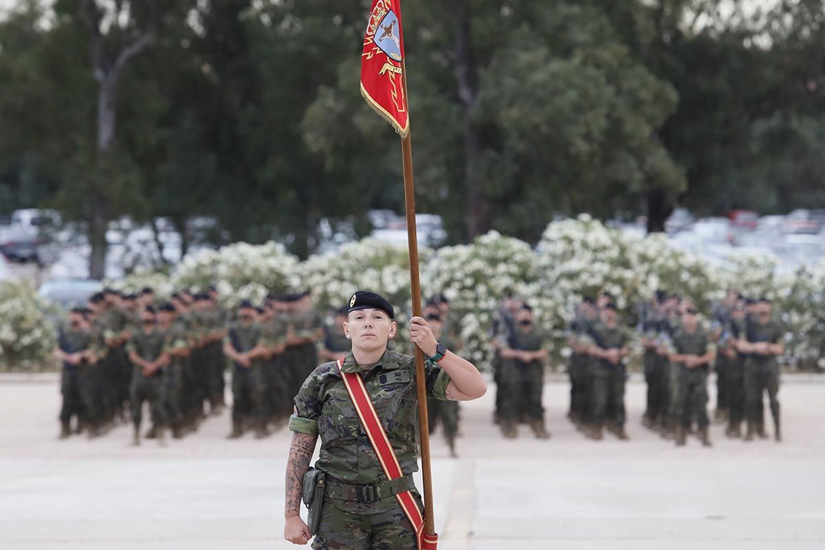 Despedida del contingente de la Brigada Guzmán el Bueno con misión en Letonia