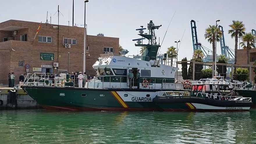 Patrullera de la Guardia Civil en Barbate.