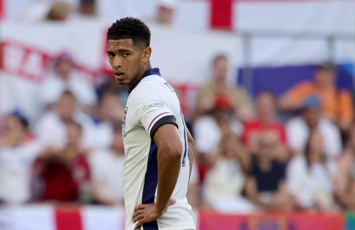 Jude Bellingham, durante el partido ante Eslovenia