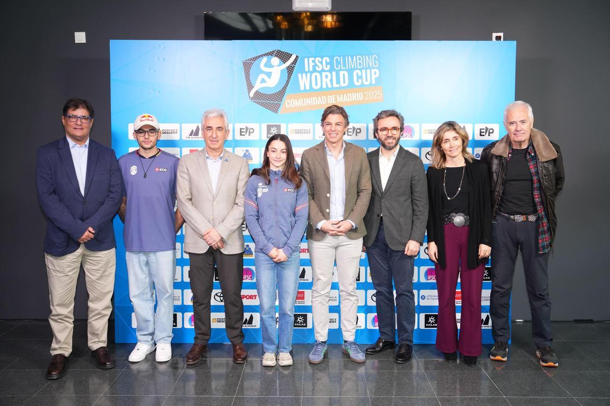 Presentación oficial de la 'IFSC Climbing World Cup Comunidad de Madrid 2025'