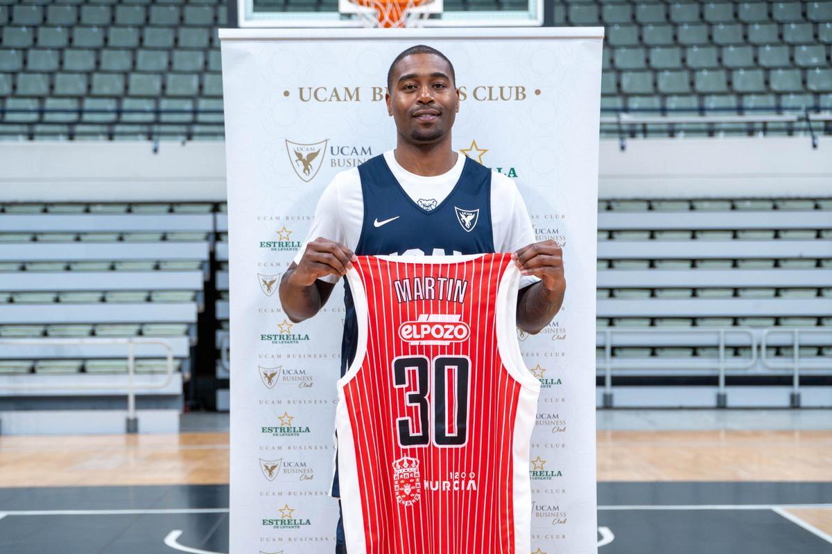 Kelan Martin lucirá el dorsal '30' con el UCAM Murcia.