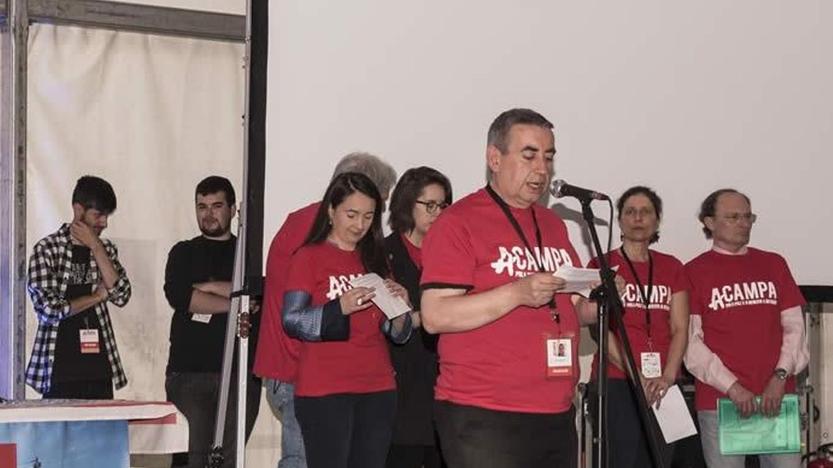 Carlos Reguera en el primer Encuentro Internacional Acampa (2017).
