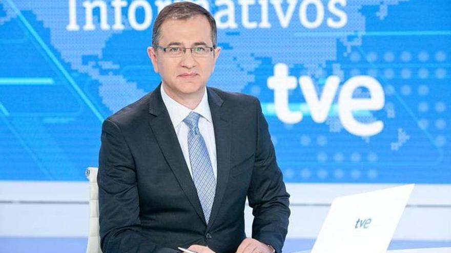 Pedro Carreño en los informativos de RTVE