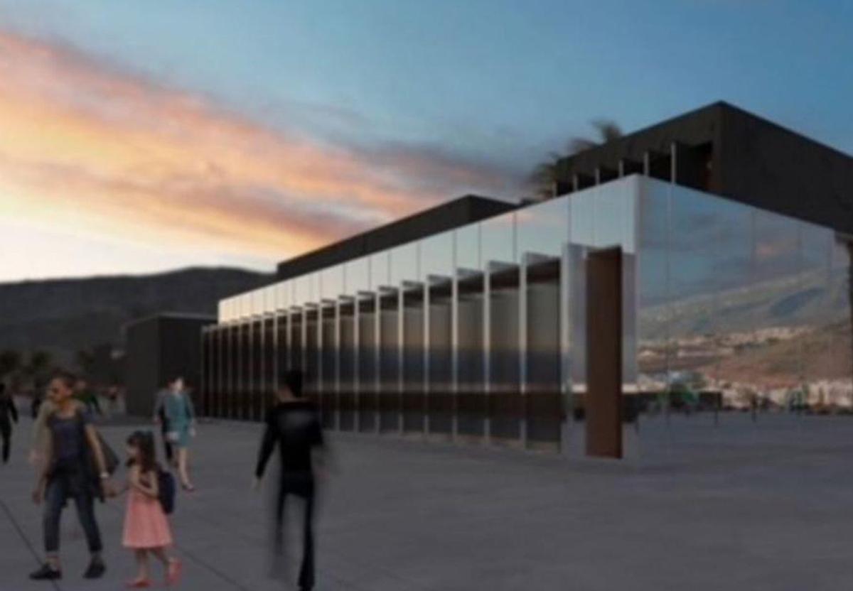 Infografía de la futura ‘ Ciudad del Cine’ proyectada en el municipio de Adeje.