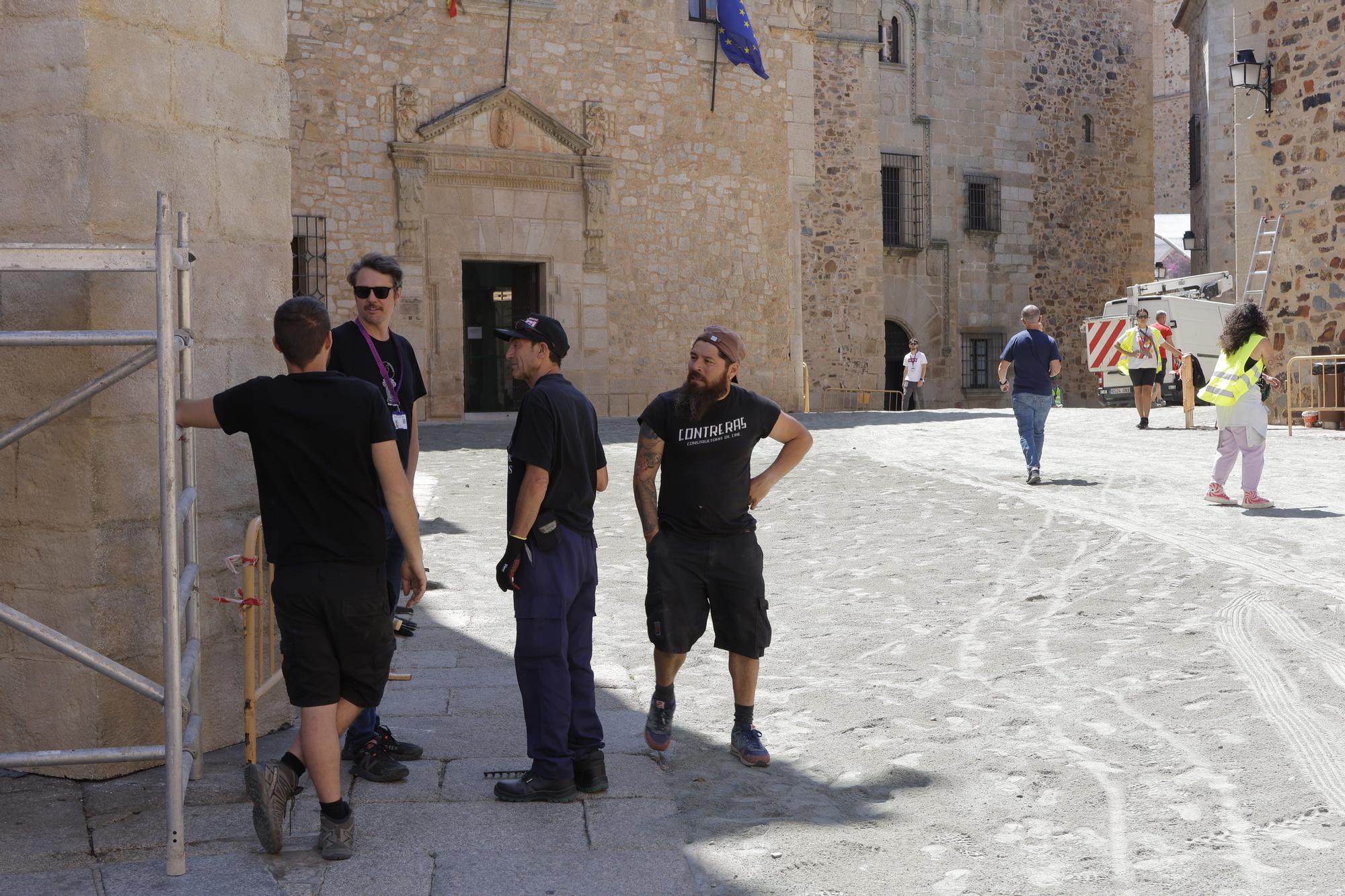 Fotogalería | Cáceres ya es el 'Desembarco del rey'