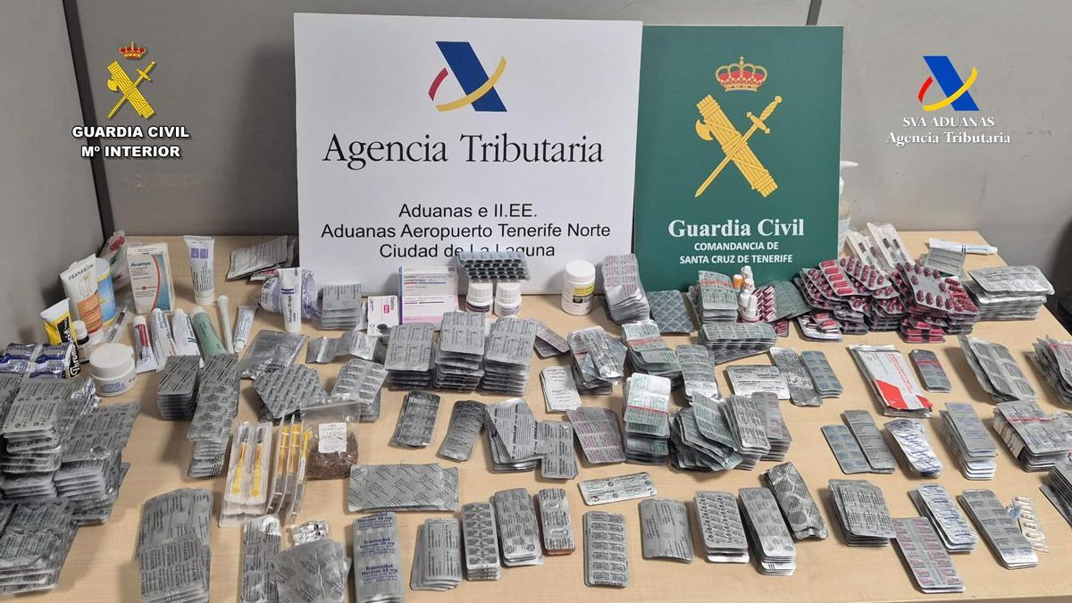 Tráfico de medicamentos en el aeropuerto de Los Rodeos