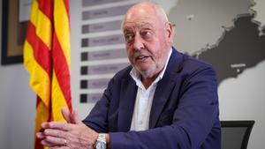 Joan Soteras, atendió a SPORT en la sede de la Federació Catalana de Futbol