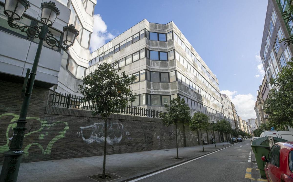 El Vigo Quantum ocupará uno de los edificios pegados a la calle Tomás Alonso. |   // RICARDO GROBAS