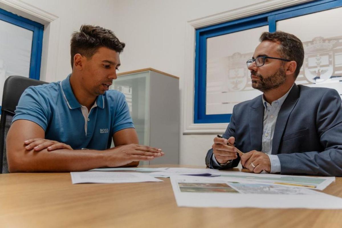 Maciot Cabrera (izquierda) y Echedey Eugenio | | LP/DLP