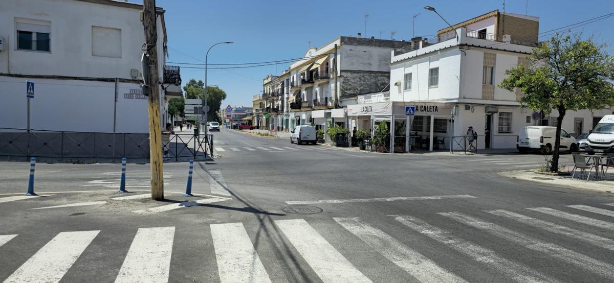 La Vereda, en Utrera, una de las vías a reurbanizar con fondos europeos
