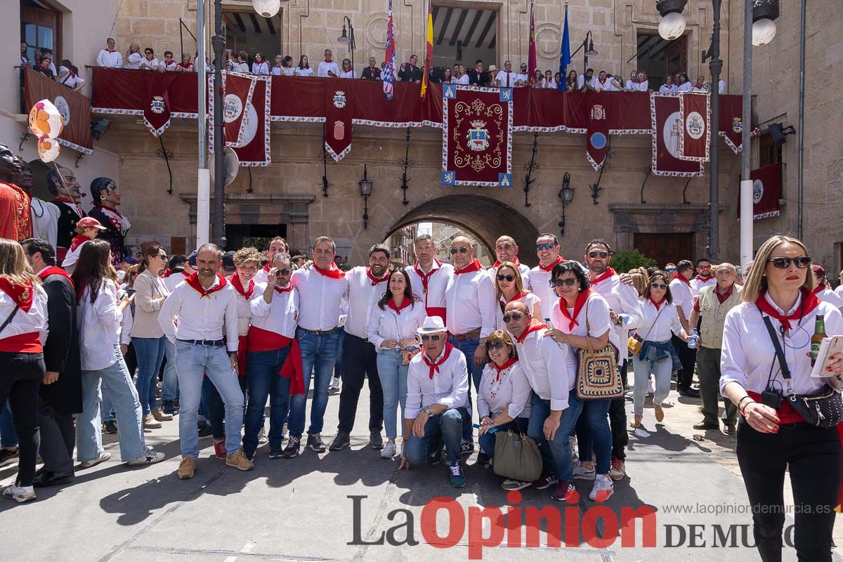 Moros y Cristianos en la mañana del dos de mayo en Caravaca