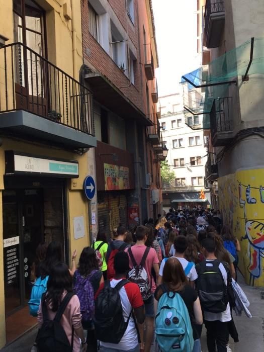 Mobilització dels Estudiants del Pius Font i Quer, Lluís de Peguera i Lacetània