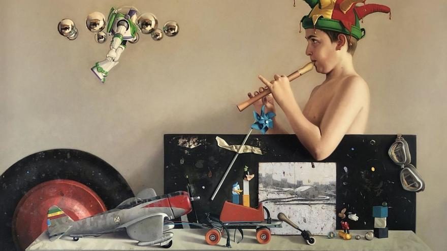 «El Flautista», cuadro ganador de la 33ª edición del certamen. | Cedida por la Asociación Diego de Losada