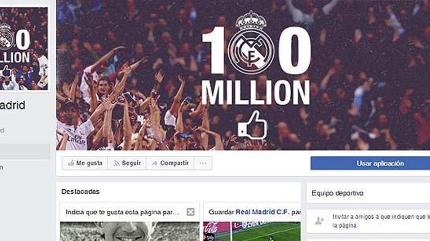 Real Madrid, primera marca del mundo en Facebook