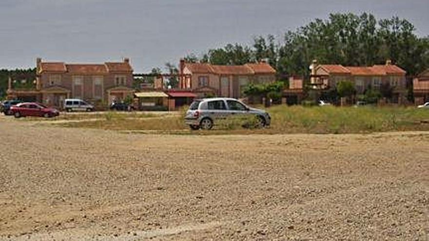 Urbanización de Villaralbo que sufre a veces problemas de agua.