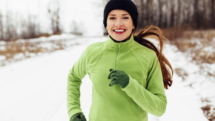 Hacer deporte en invierno.