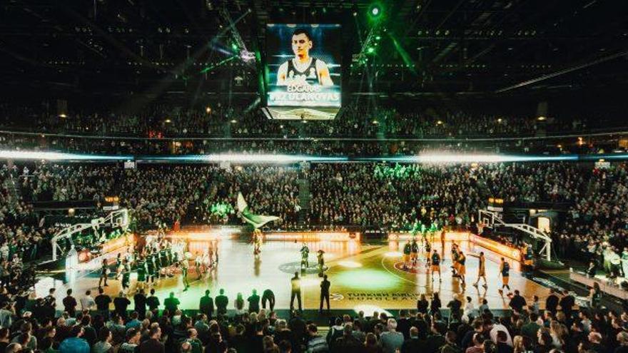 El Zalgirio Arena siempre vive un ambiente muy especial en los partidos de Euroliga.