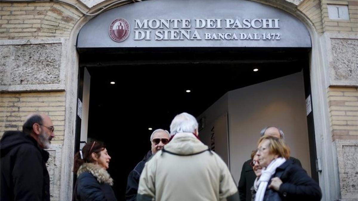 Oficina del Monte Dei Paschi en Roma.