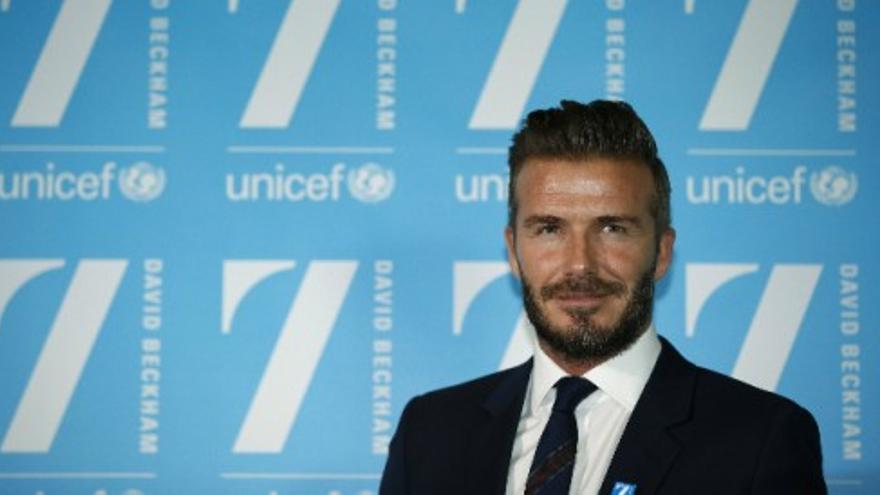 Beckham y Unicef unidos para ayudar a los jóvenes vulnerables