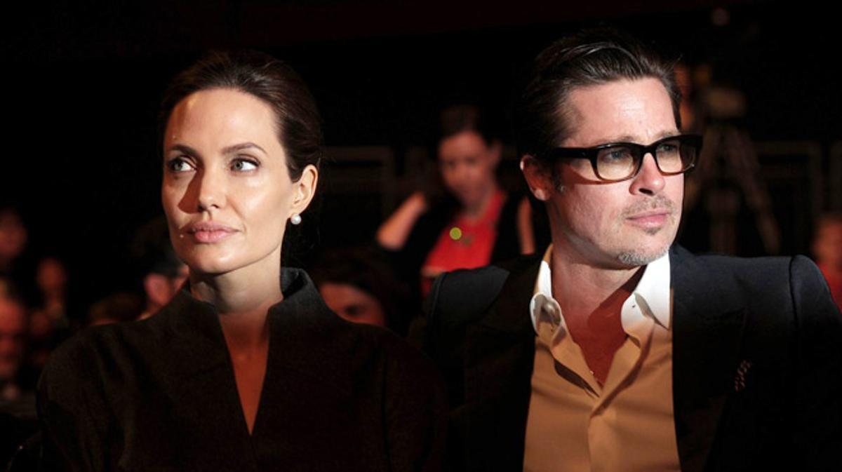 Pitt i Jolie, units per un divorci molt íntim.