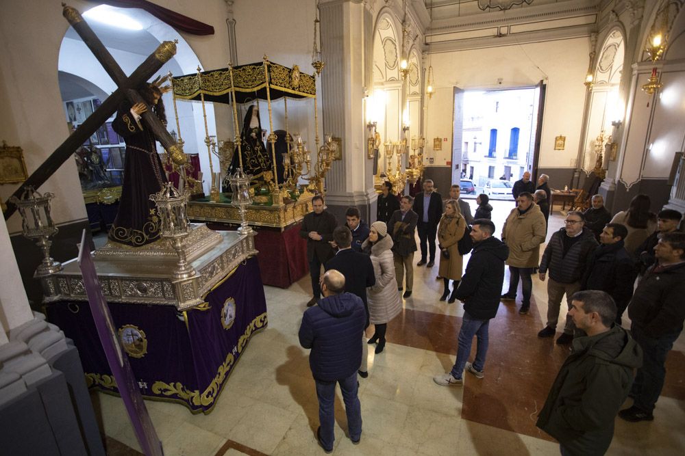 La Mayoralía de la Sang de Sagunt recibe la visita de Carlos Mazón