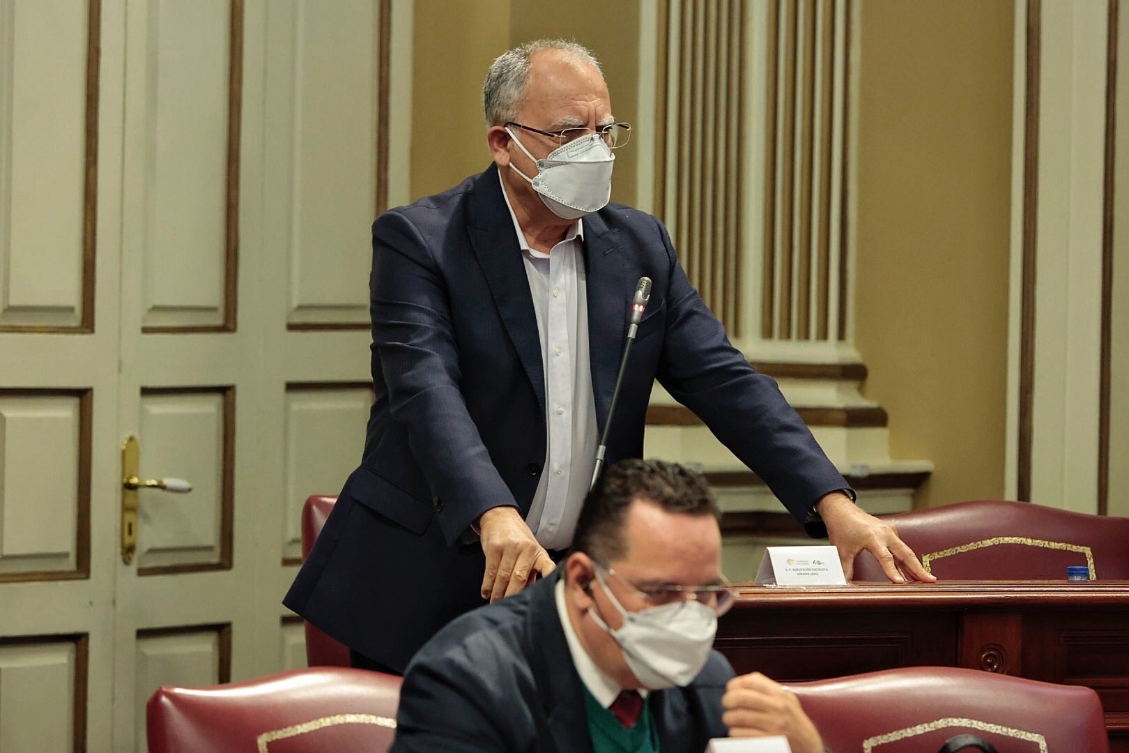 Pleno en el Parlamento de Canarias (23/02/21)