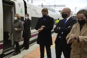 Inauguración del nuevo tramo de AVE entre Pedralba de la Pradería y Ourense.