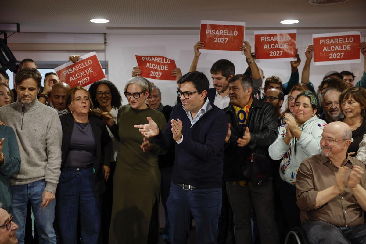 Presentación de la candidatura de Gerardo Pisarello (en la imagen). EFE/Alberto Estevez