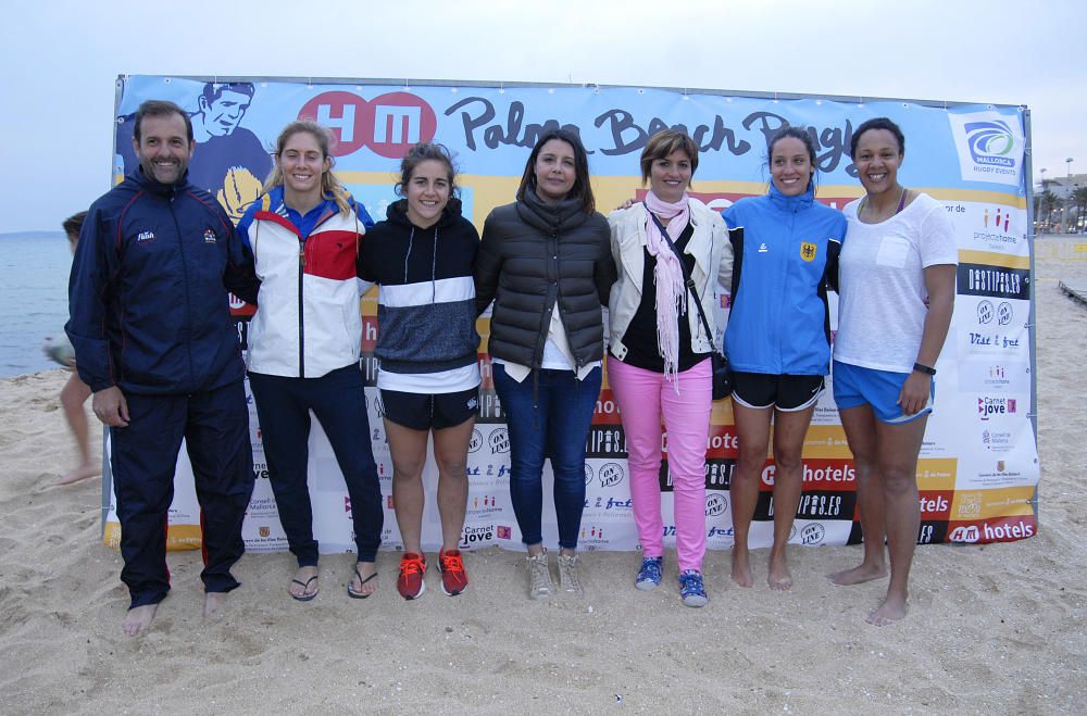 Viel Körperkontakt beim Palma Beach Rugby