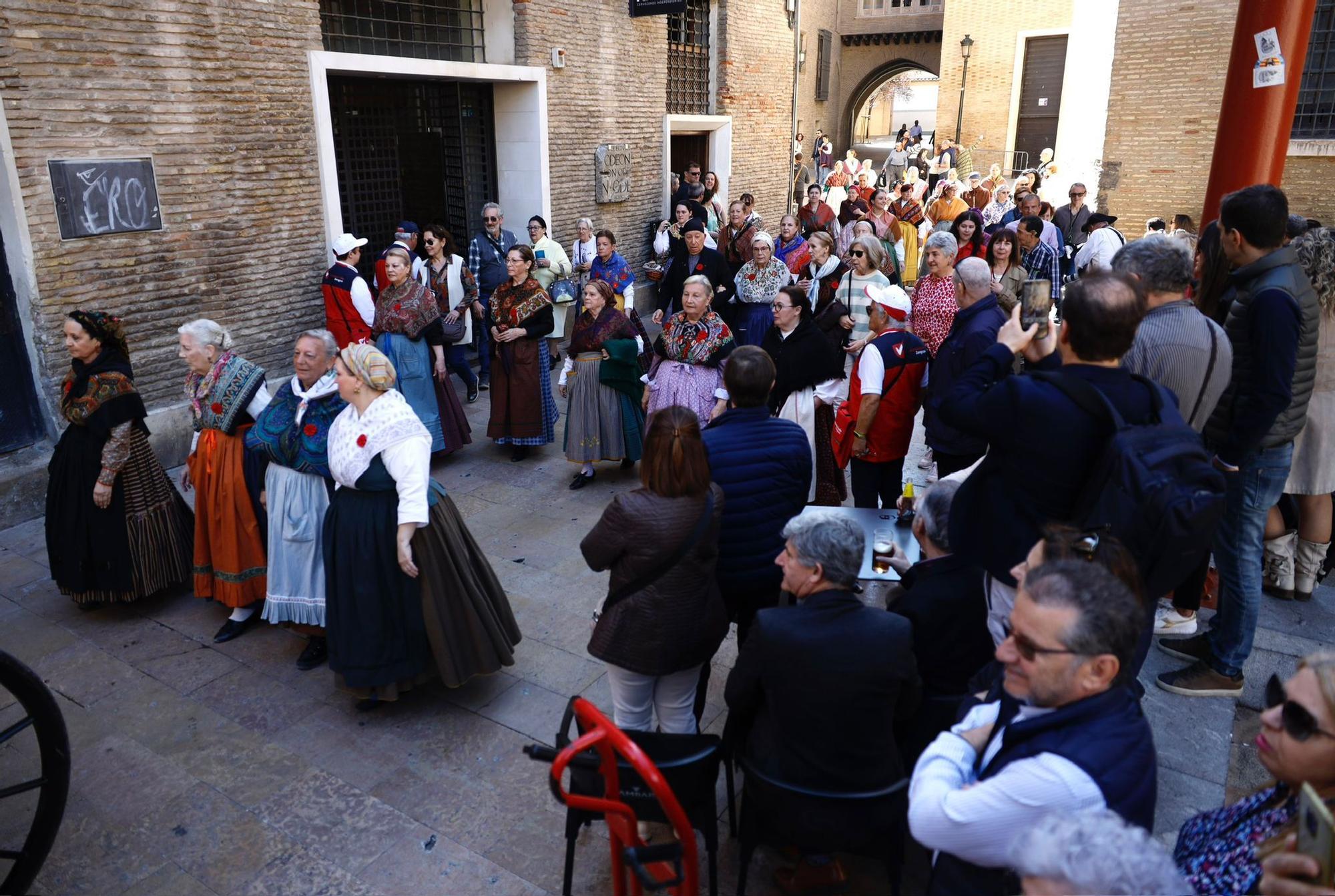 Zaragoza se engalana para recrear los Sitios de 1808