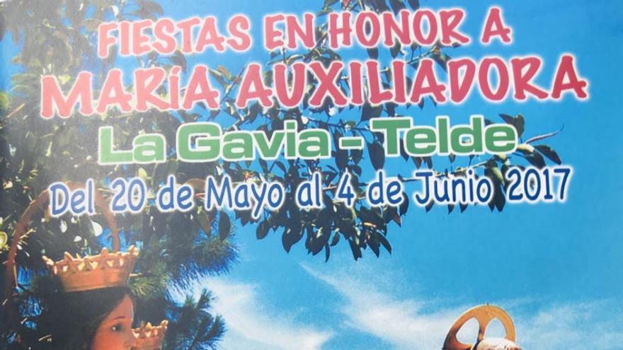 Cartel promocional de las fiestas de La Gavia.